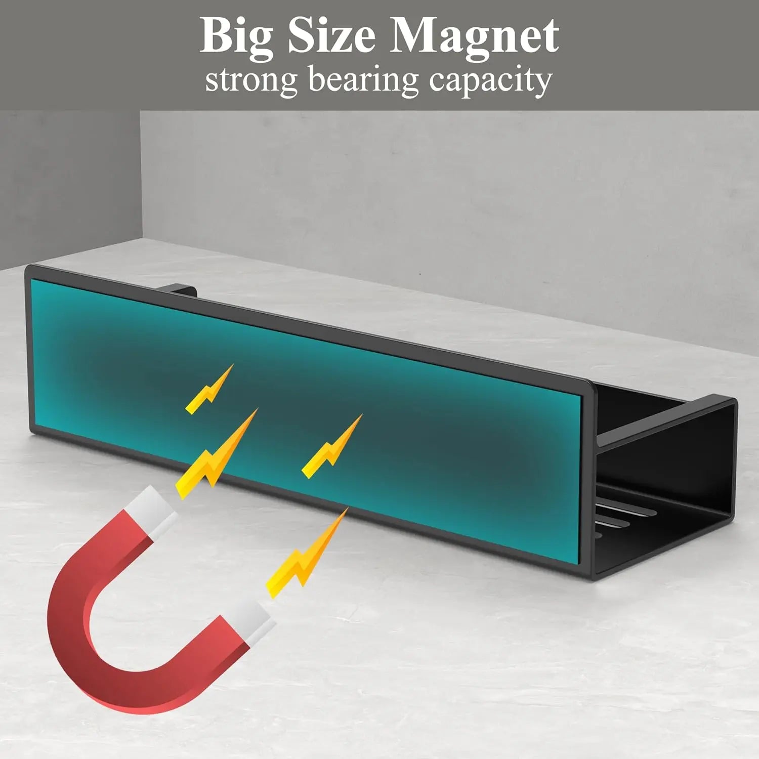 4 Pack Magnetic Spice Storage Rack Organizer