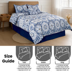LUX Décor Reversible 5pc Comforter Set