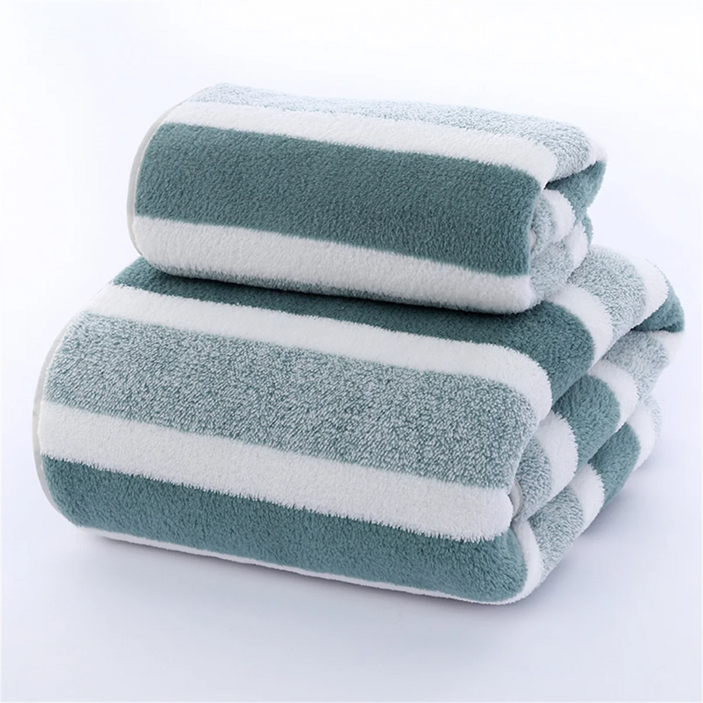 Quick-Drying Striped 1pc35x75 or Towel Set