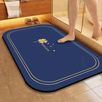 1pc Diatomite Bath Mat Quick Dry Super Absorbent Non-slip Floor Mat for Bathroom Shower Kitchen Pet Feeding | 24-hour Shipping