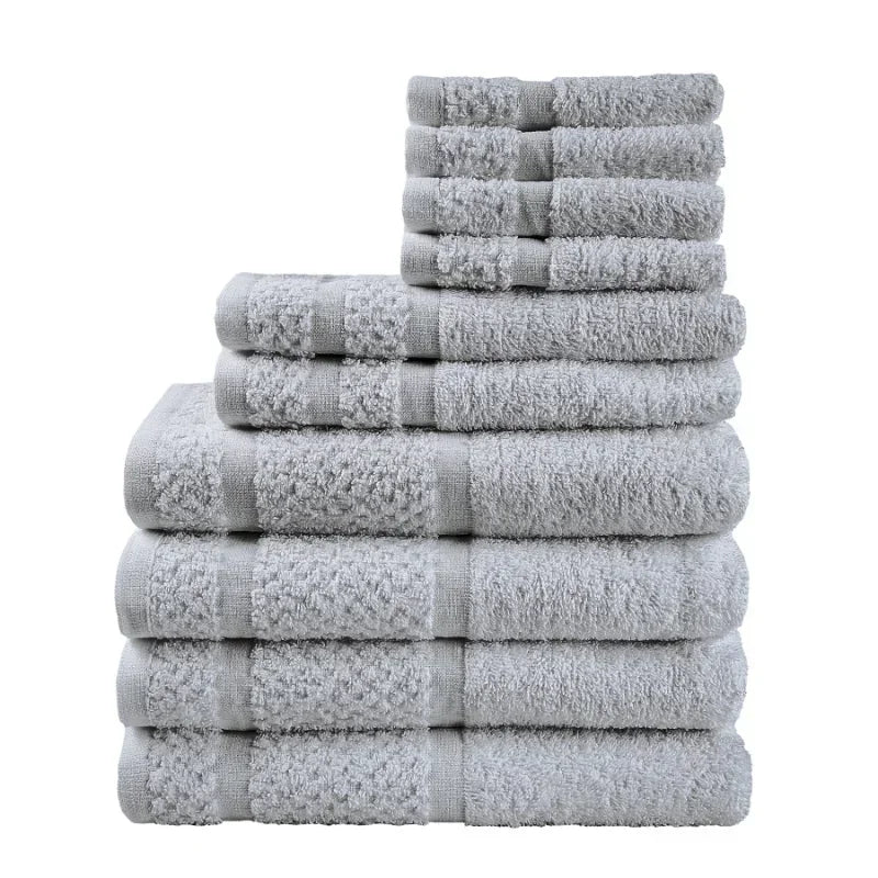 10 Piece Towel Set with Upgraded Softness