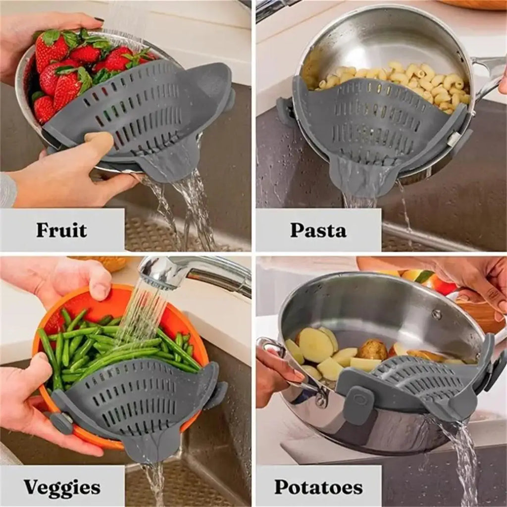 1pc, Strainer, Pot Strainer, Adjustable Clip On