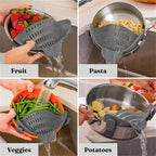 1pc, Strainer, Pot Strainer, Adjustable Clip On