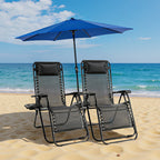 JHK Zero Gravity Set of 2 Portable