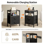 Bedside Charging Table Bedroom Night Stand