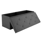 43 Inches Ottoman Bench Foldable Storage Chest