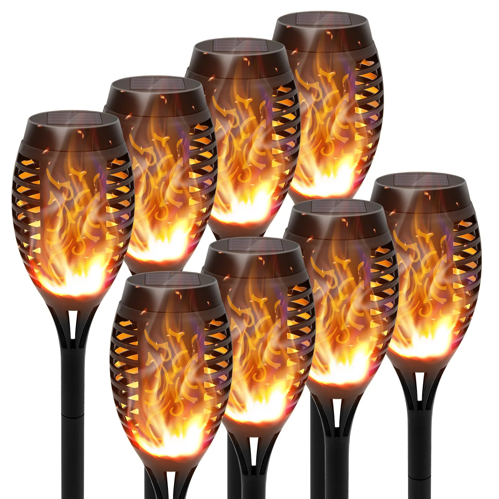 Solar Lights Outdoor LED 4/6/812Pcs Solar Torch