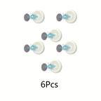 3/6pcs No Drill Magnetic Remote Holder - Wall Mount for TV/AC/DVD Remotes, White Space-Saving Design