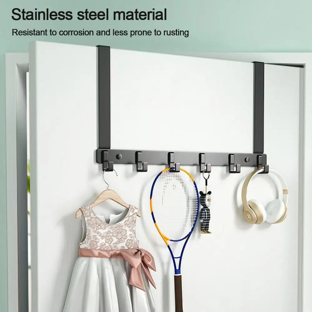Hooks Over The Door 6 Hooks Clothes
