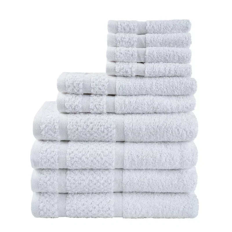 10 Piece Towel Set with Upgraded Softness