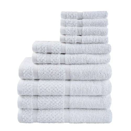 10 Piece Towel Set with Upgraded Softness