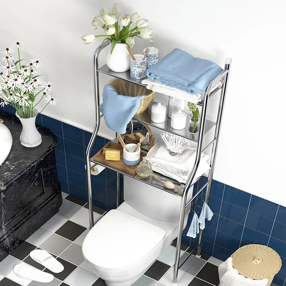 Over Toilet Storage Shelf,2/3-Tier Freestanding