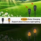 Solar Lights Outdoor LED 4/6/812Pcs Solar Torch