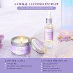 Lavender Spa Gift Basket for Women