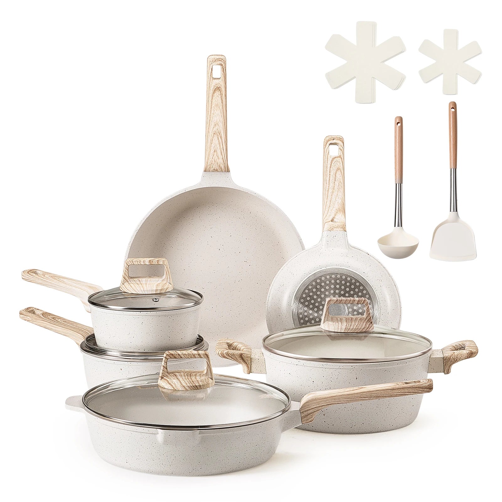 VEVOR 17 Piece Pots and Pans Set