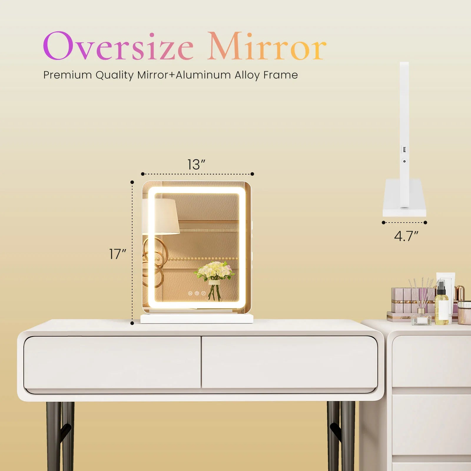 JHK LED Vanity Mirror with Lights