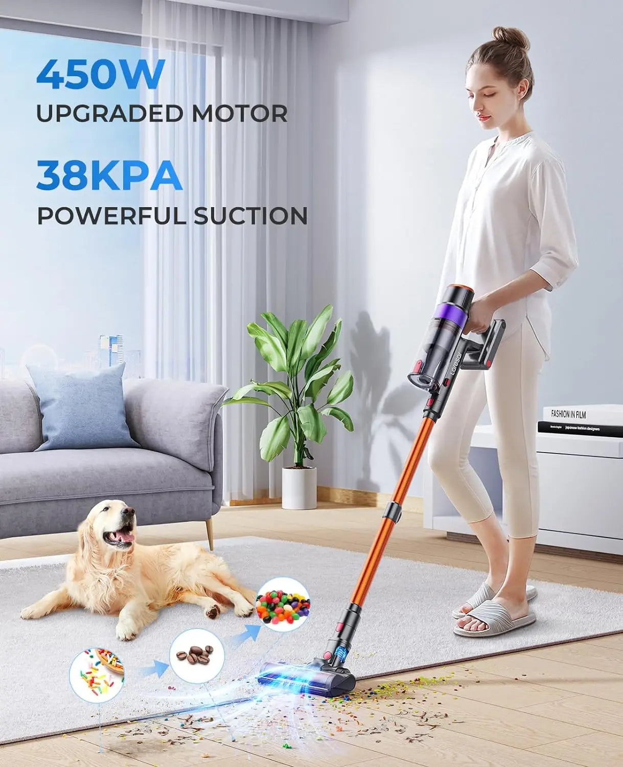 Laresar Elite 8 Cordless Vacuum Cleaner Handheld
