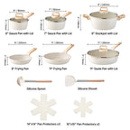 VEVOR 17 Piece Pots and Pans Set