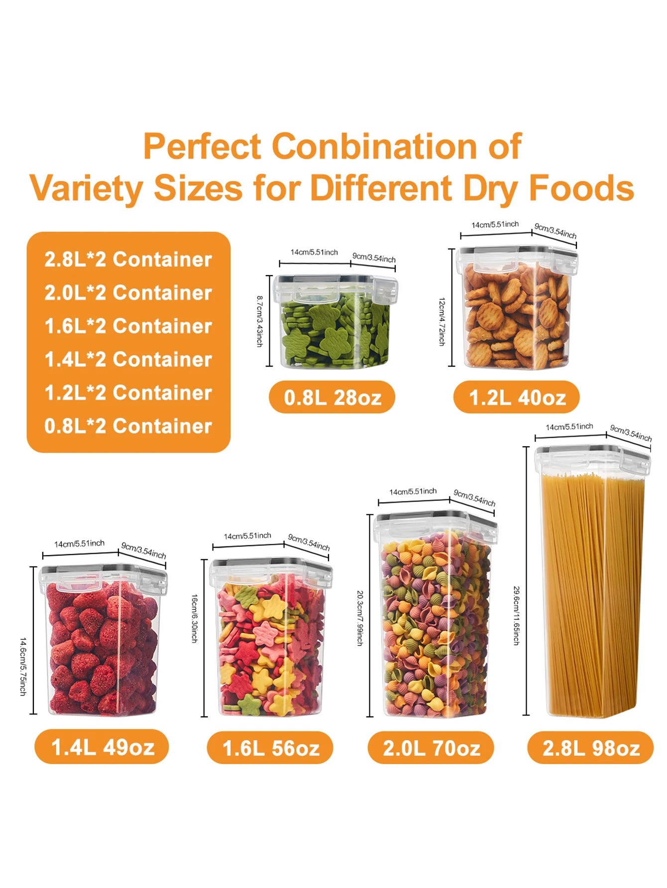 24pcs，Sealed food storage containers with LIDS