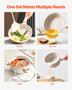 VEVOR 17 Piece Pots and Pans Set