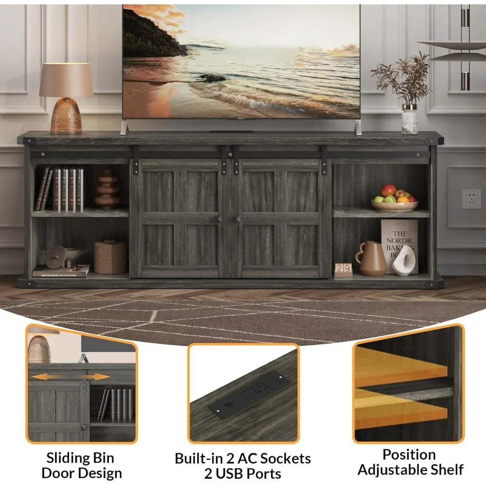 70 inch farmhouse TV stand