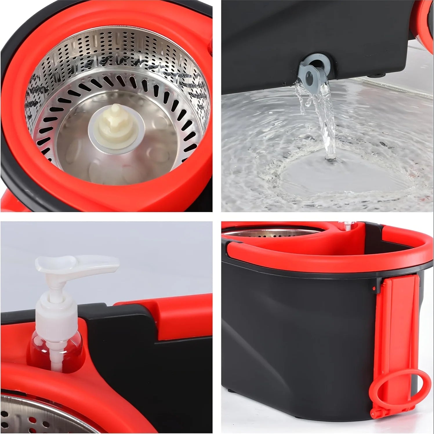 Spin Mop and Bucket Set with Wringer