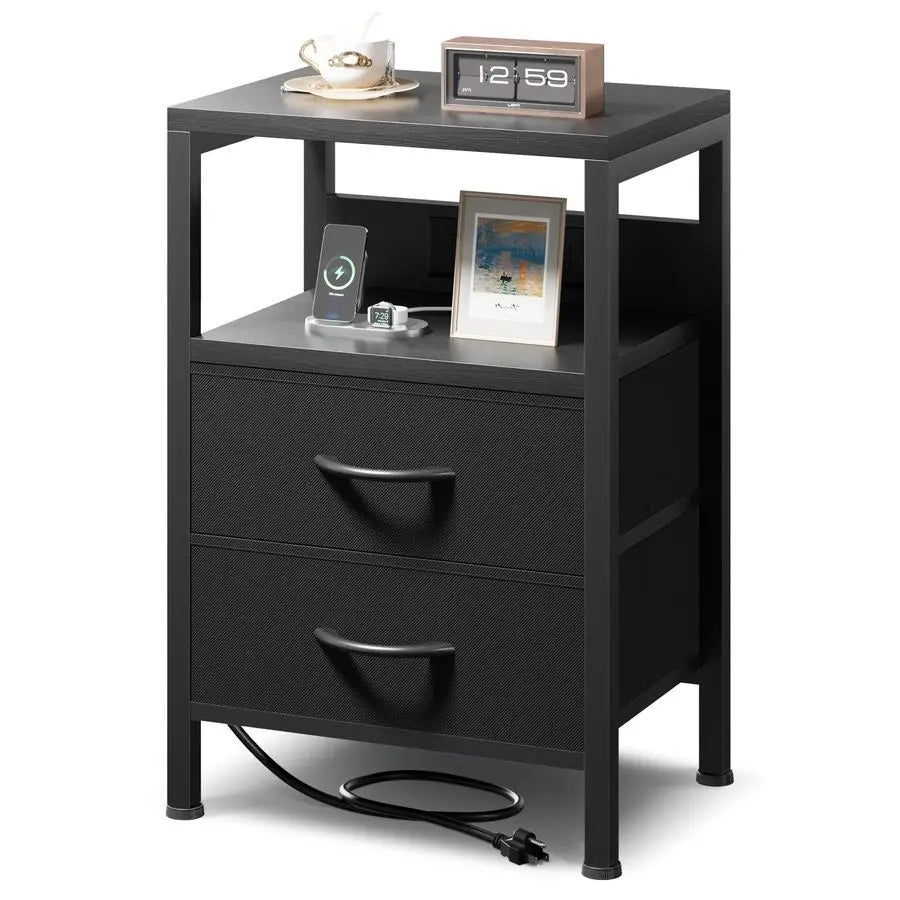 Bedside Charging Table Bedroom Night Stand