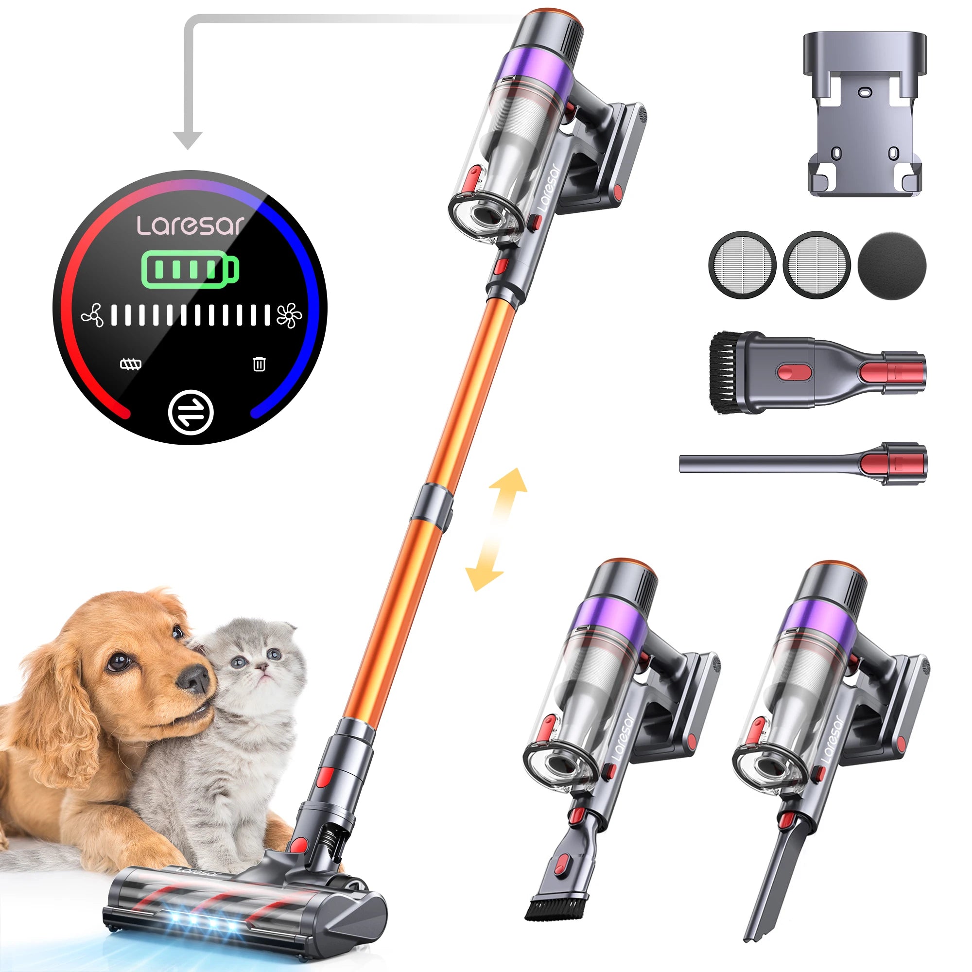Laresar Elite 8 Cordless Vacuum Cleaner Handheld