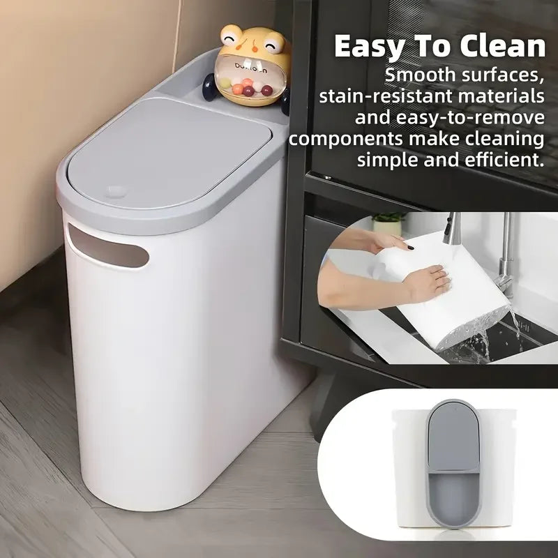 1 bathroom trash can, home creative