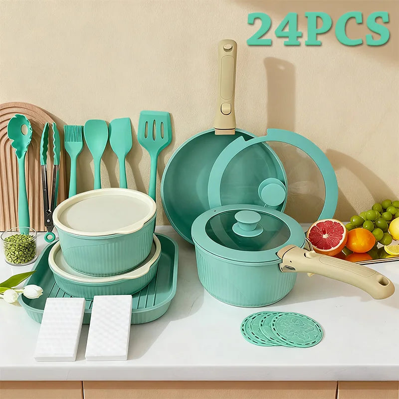 Pots and Pans Set, Nonstick Cookware Set