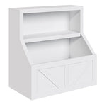 Kids Bookshelf Wooden Toy Storage Organizer