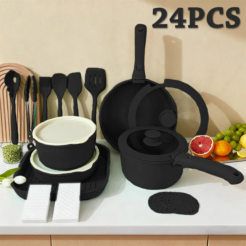 Pots and Pans Set, Nonstick Cookware Set