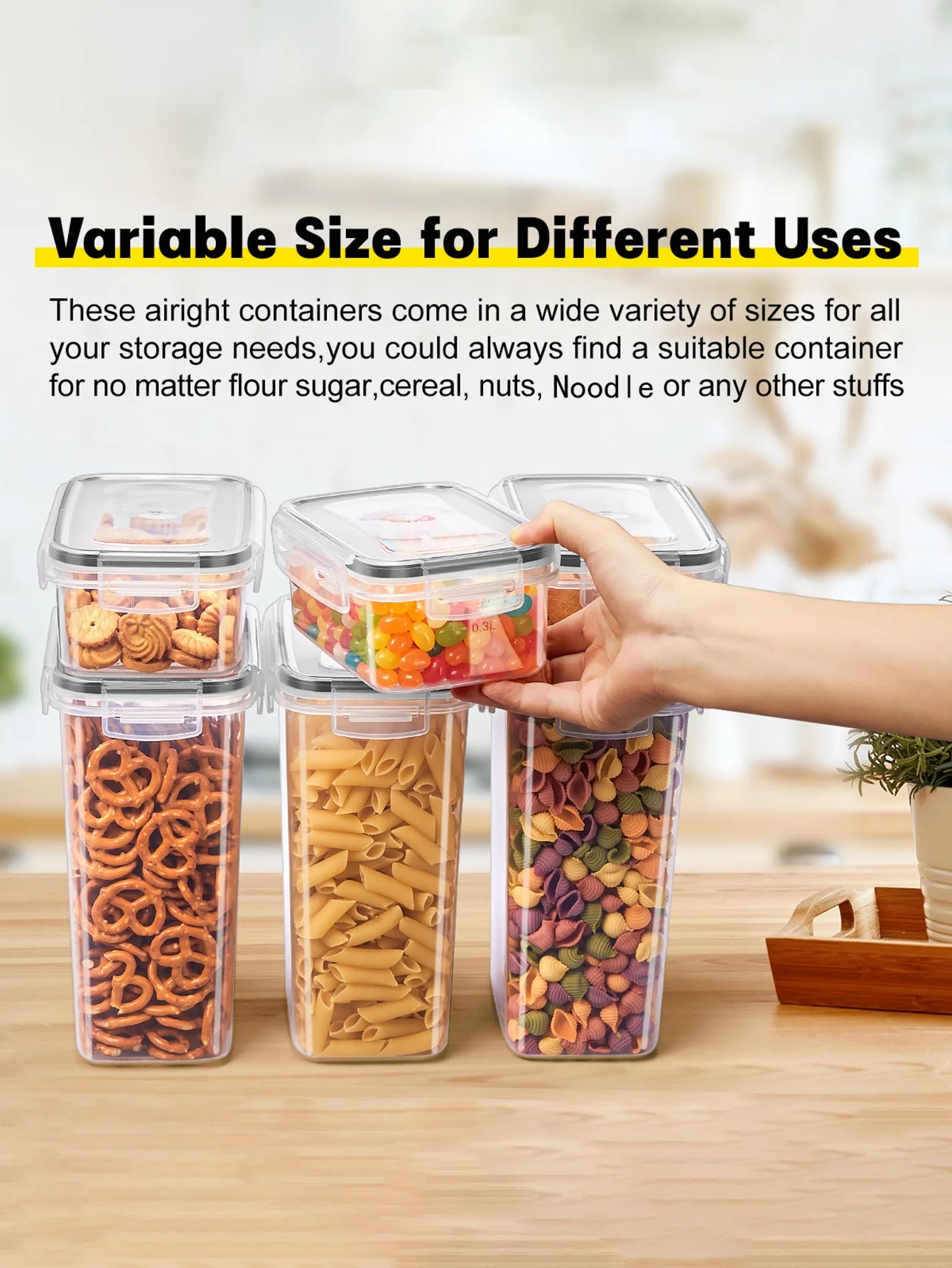 24pcs，Sealed food storage containers with LIDS