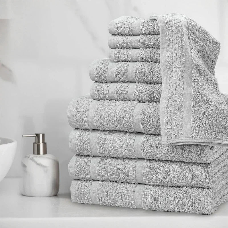 10 Piece Towel Set with Upgraded Softness