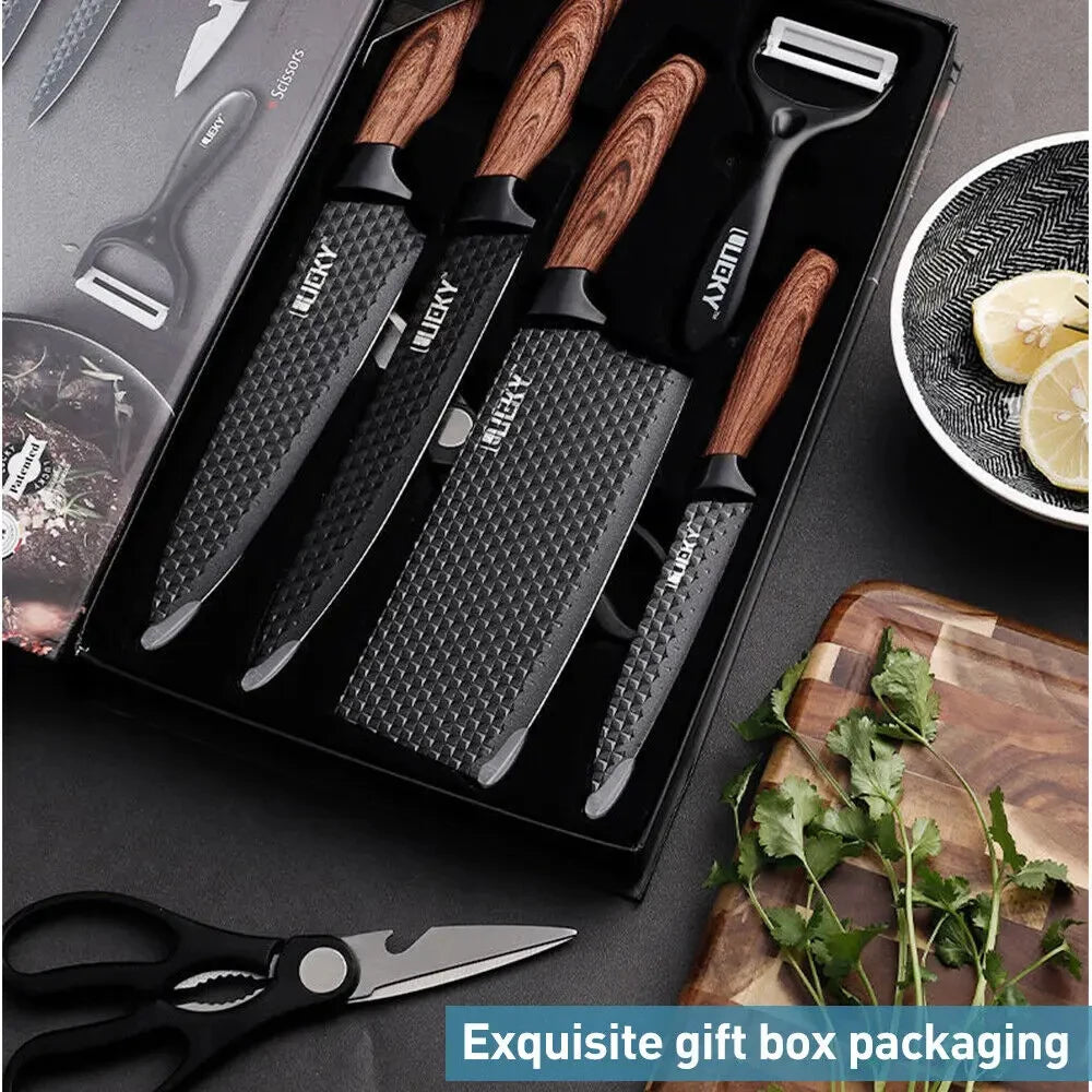 MDHAND Kitchen Knife Set Stainless Steel Knife