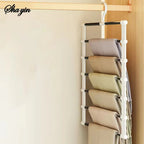 Foldable Pants Hanger Multi Layer Non Slip
