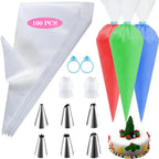 Silicone Piping Bags and Tips Set Cake