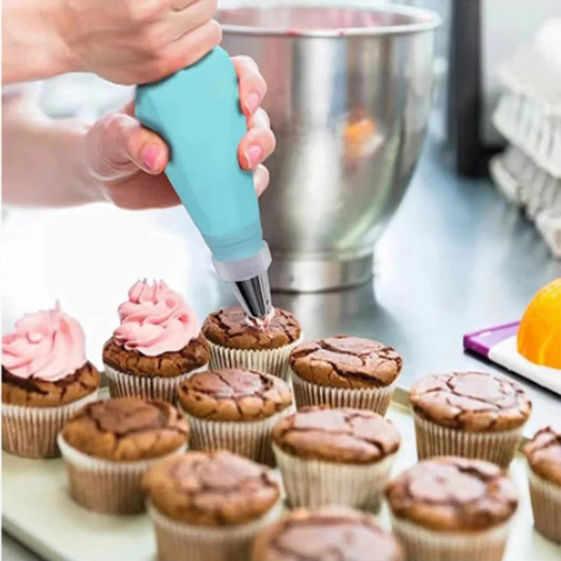 Silicone Piping Bags and Tips Set Cake