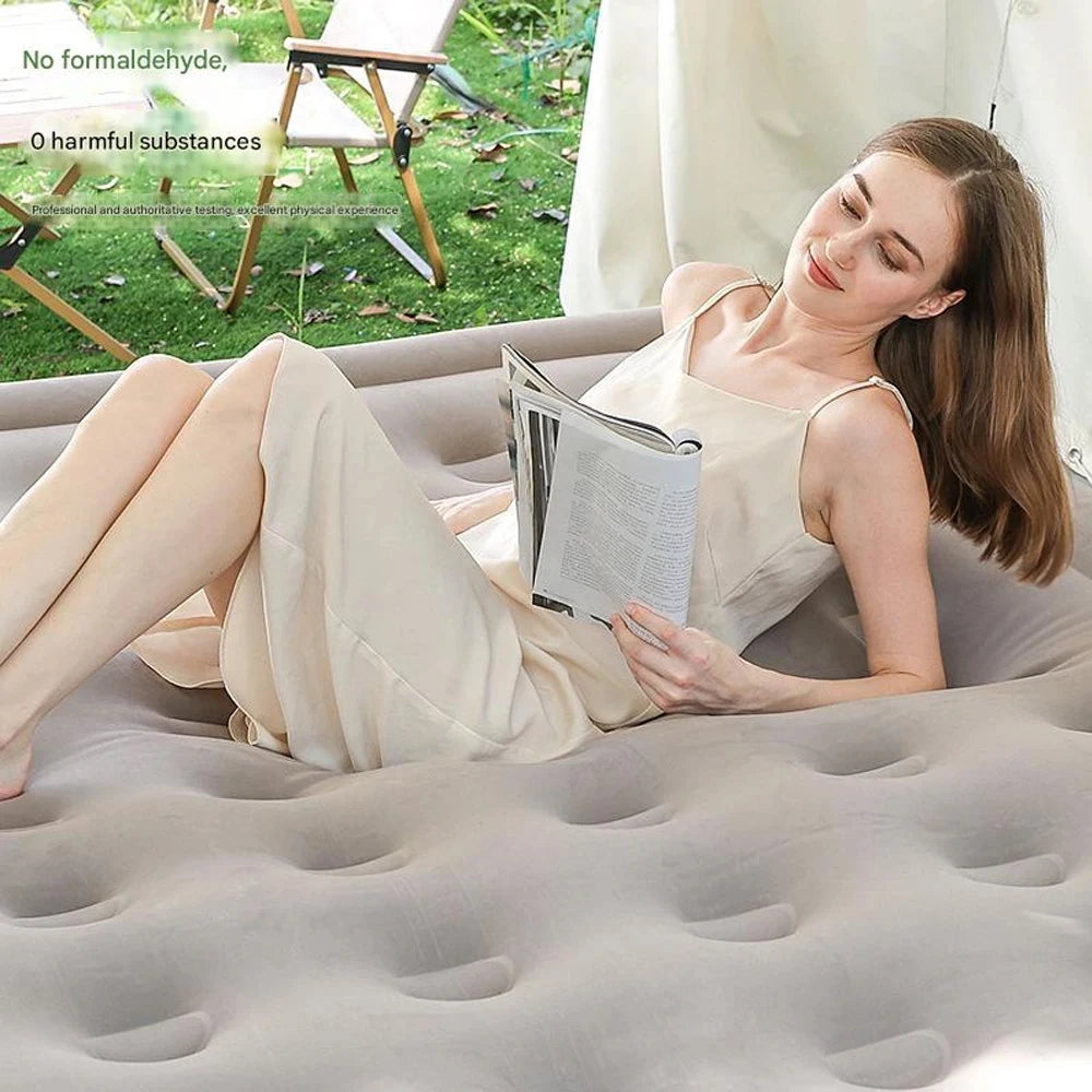 Camping Air bed with Backrest 2 Persons