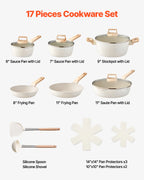VEVOR 17 Piece Pots and Pans Set