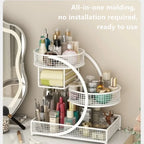 1PC Makeup Storage Rack Cosmetic Organizer Metal