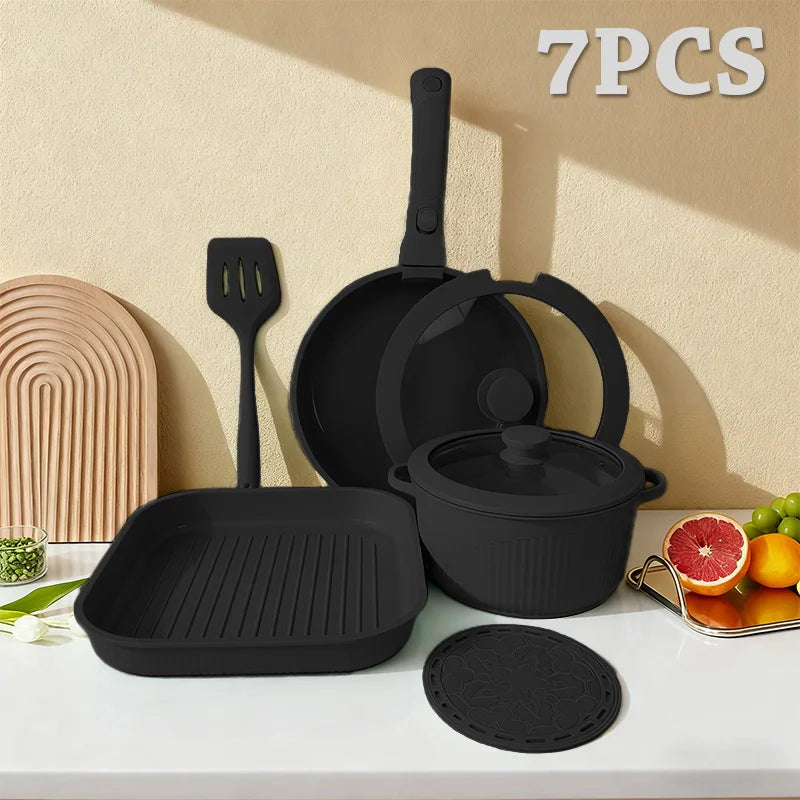 Pots and Pans Set, Nonstick Cookware Set