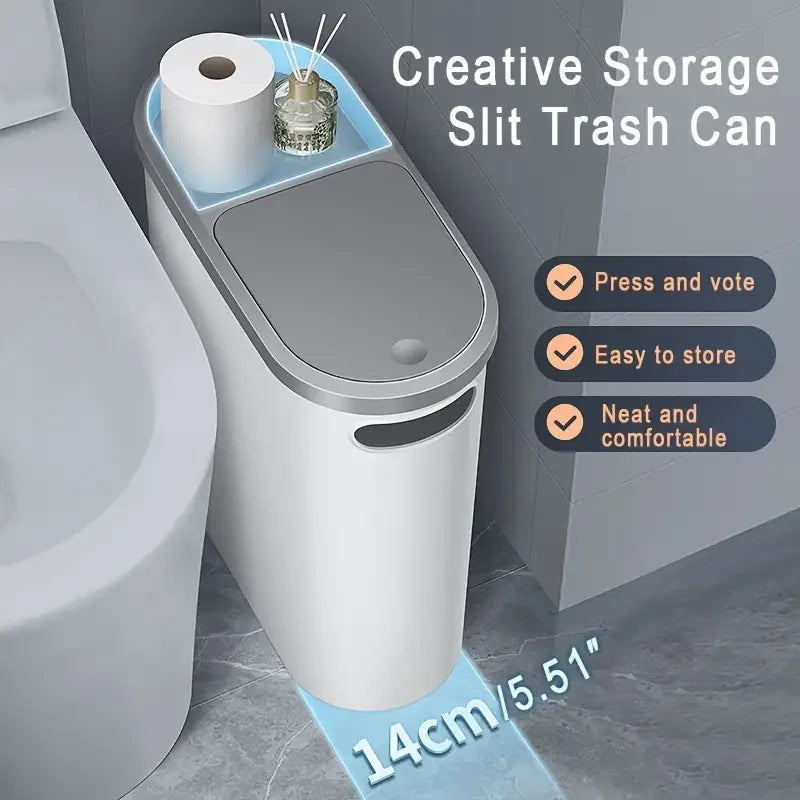 1 bathroom trash can, home creative