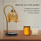 Tulip Flower Warm Candle Lamp French Retro