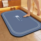 1pc Diatomite Bath Mat Quick Dry Super Absorbent Non-slip Floor Mat for Bathroom Shower Kitchen Pet Feeding | 24-hour Shipping