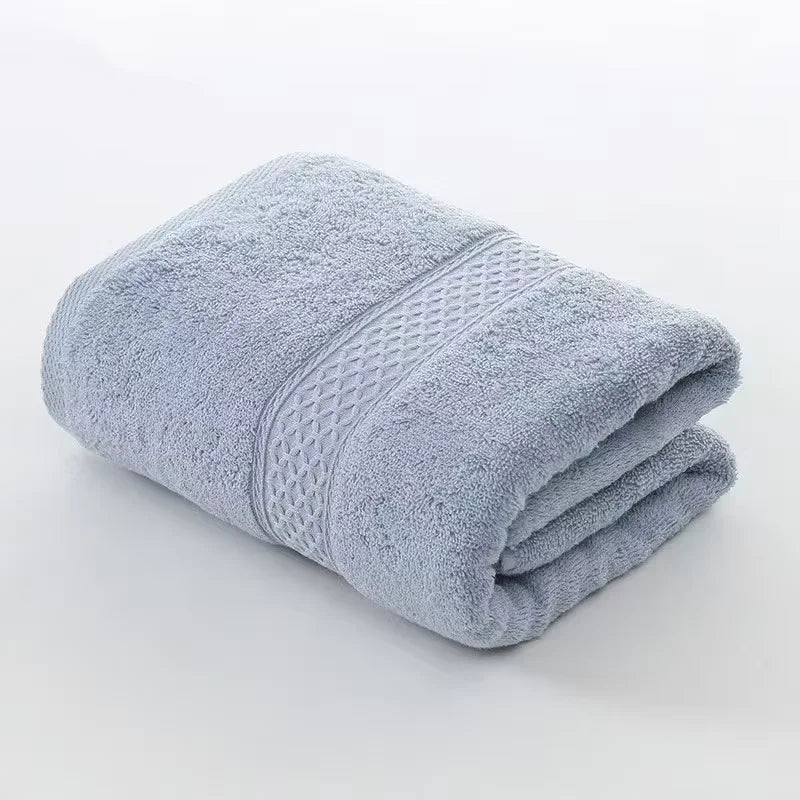 Bath Towel Washcloth Cotton Towel Solid Set