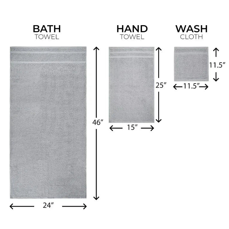 10 Piece Towel Set with Upgraded Softness