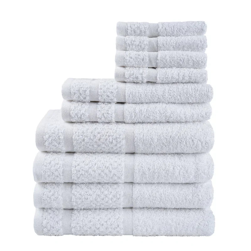 10 Piece Towel Set with Upgraded Softness