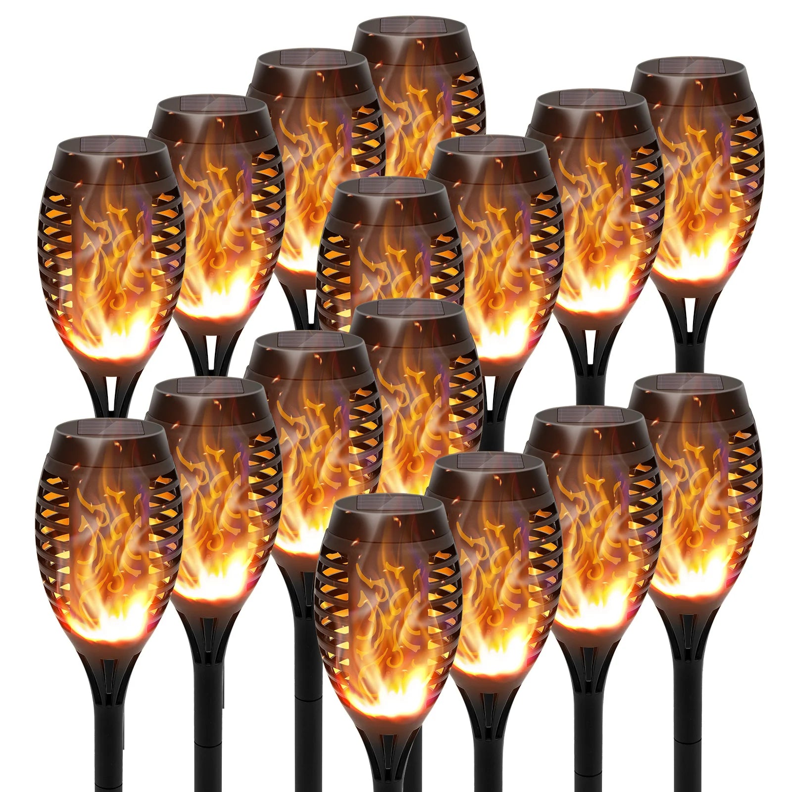 Solar Lights Outdoor LED 4/6/812Pcs Solar Torch