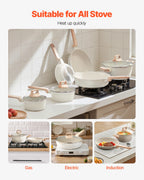 VEVOR 17 Piece Pots and Pans Set